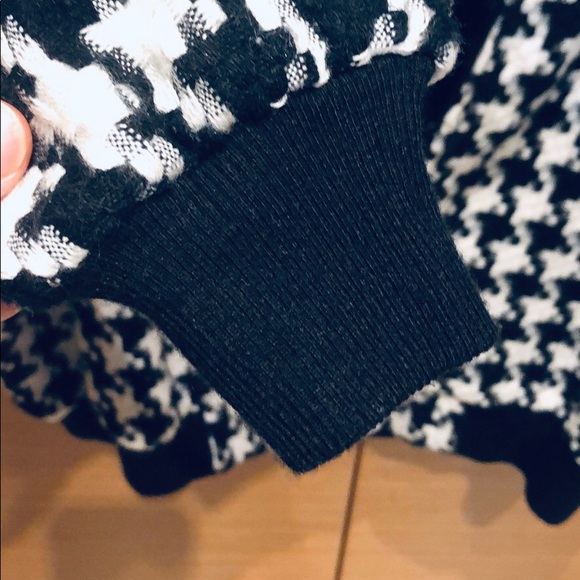 Houndstooth print bomber jacket - Picture 4 of 6